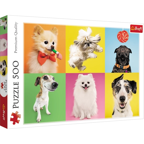 Puzzle 500 pcs. Dogs Trefl 37378