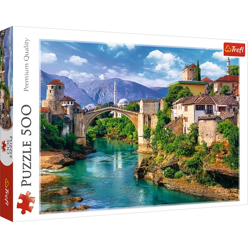 Puzzle 500 pcs. Old Bridge in Mostar, Bosnia and Herzegovina Trefl 37333