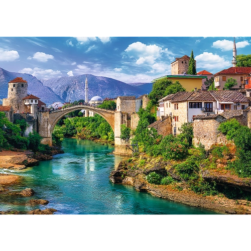 Puzzle 500 pcs. Old Bridge in Mostar, Bosnia and Herzegovina Trefl 37333