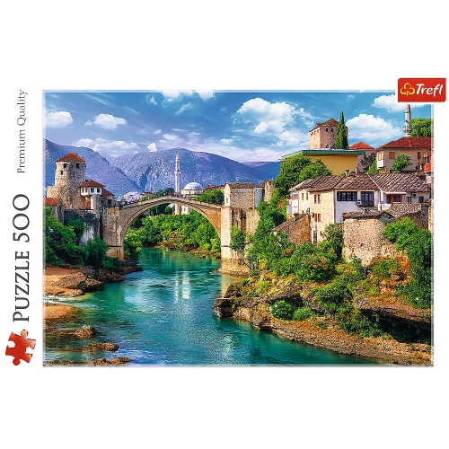 Puzzle 500 pcs. Old Bridge in Mostar, Bosnia and Herzegovina Trefl 37333