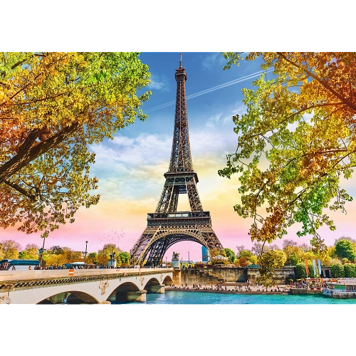 Puzzle 500 pcs. Romantic Paris Trefl 37330