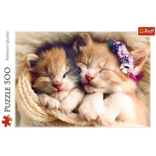 Puzzle 500 pcs. Sleeping kittens Trefl 37271