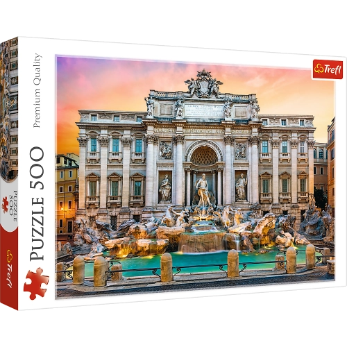 Puzzle 500 pcs. Trevi Fountain, Rome Trefl 37292
