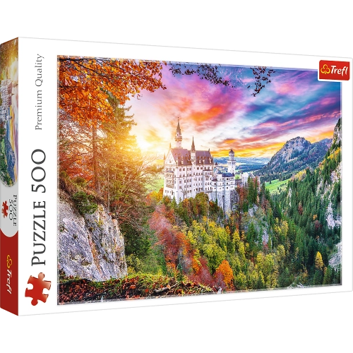 Puzzle 500 pcs. View of Neuschwanstein Castle, Germany Trefl 37427