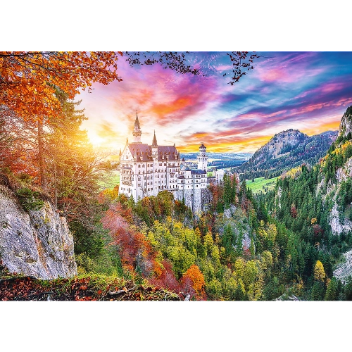 Puzzle 500 pcs. View of Neuschwanstein Castle, Germany Trefl 37427