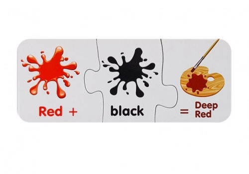 Puzzle Educational English Colors 10 Connections