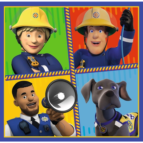 Puzzle "3in1" - Fireman Sam Day Trefl 34868