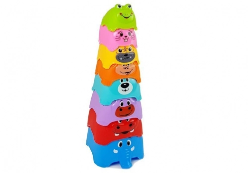 Pyramid for a baby Animals Cups