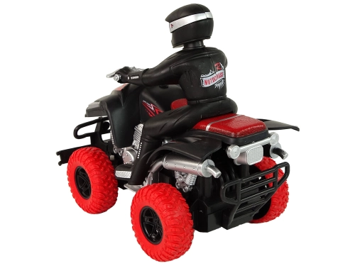 Quad Motor Four-wheeled Off-Road + Driver 1:18