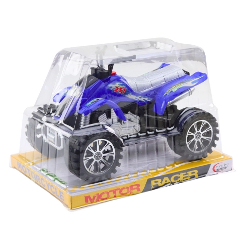 Quad Terrain Drive Treaded Wheels Blue
