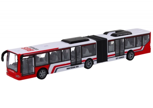 Радиоуправляемый автобус на пульте City Bus Red and White