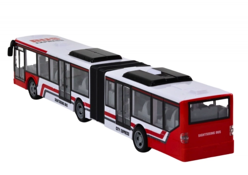Радиоуправляемый автобус на пульте City Bus Red and White
