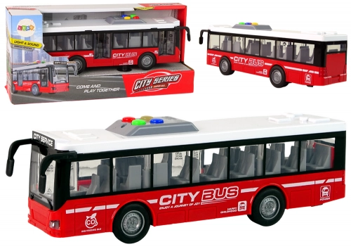 Radiovadāmā mašīna ar pulti Bus Red