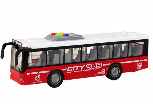 Radiovadāmā mašīna ar pulti Bus Red