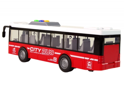 Radiovadāmā mašīna ar pulti Bus Red
