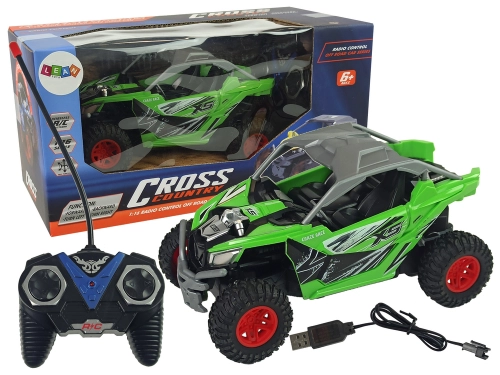 Радиоуправляемая машина на пульте Cross Country Green
