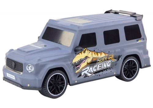 Radiovadāmā mašīna ar pulti Dinosaur Gray