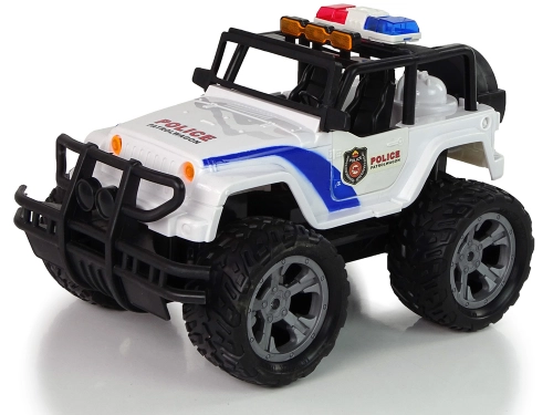 Radiovadāmā mašīna ar pulti JEEP Police Patrol