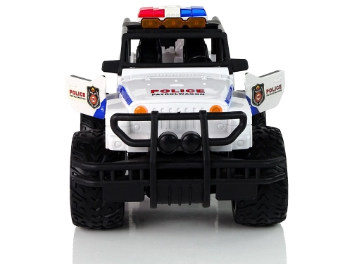 Radiovadāmā mašīna ar pulti JEEP Police Patrol