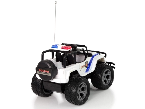Radiovadāmā mašīna ar pulti JEEP Police Patrol