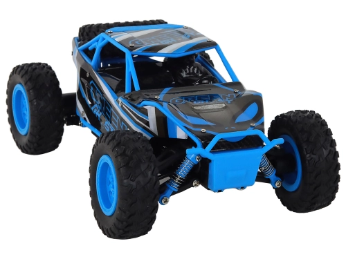 Radiovadāmā mašīna ar pulti Off-Road Car Blue