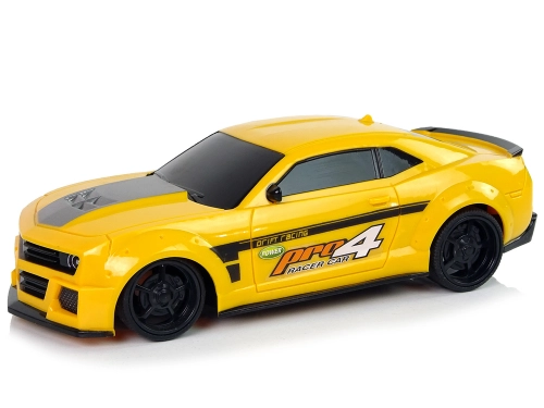 Radiovadāmā mašīna ar pulti Sports Car Yellow