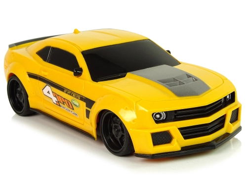 Radiovadāmā mašīna ar pulti Sports Car Yellow