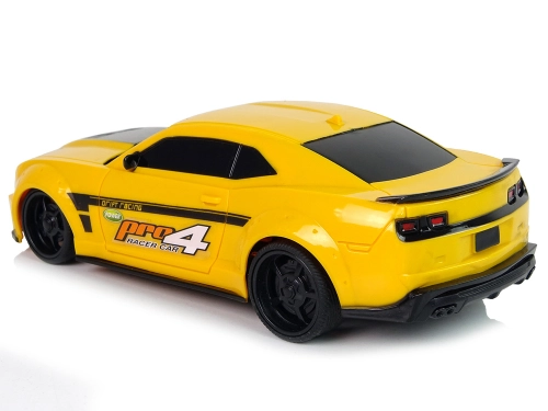 Radiovadāmā mašīna ar pulti Sports Car Yellow