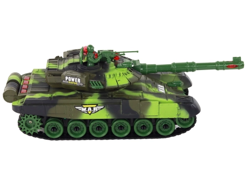 Radiovadāms Militārais Tanks ar pulti