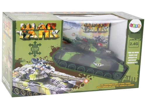 Radiovadāms Militārais Tanks ar pulti