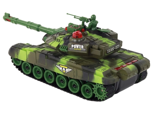 Radiovadāms Militārais Tanks ar pulti