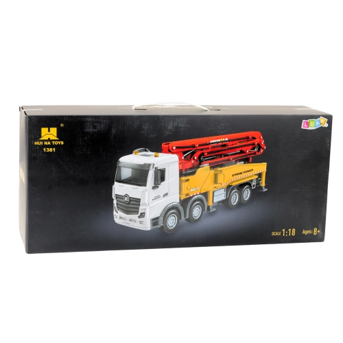 RC Huina Concrete Mixer Truck Remote Controlled Yellow 1:18