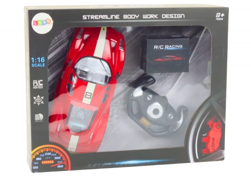Remote Control Sports Car 1:16 R/C Red