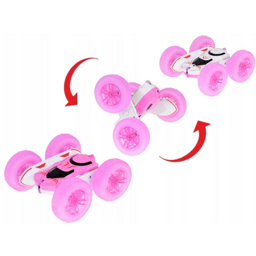 Remote Control Stunt Car RC 360° Pink