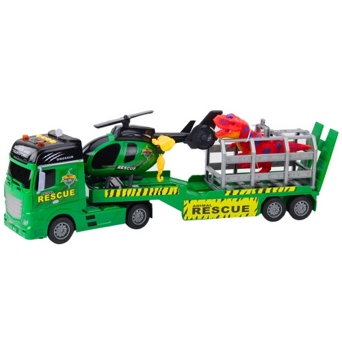 Rescue Kit Truck Helicopter Car Dinosaur Lights Sounds