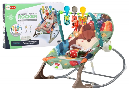 Rocking chair, Bouncer, Vibration, Sound, Fox