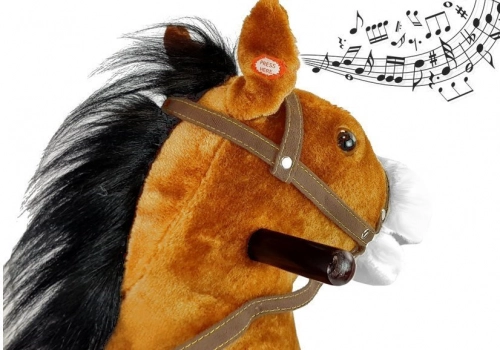 Rocking Horse 74cm Light Brown
