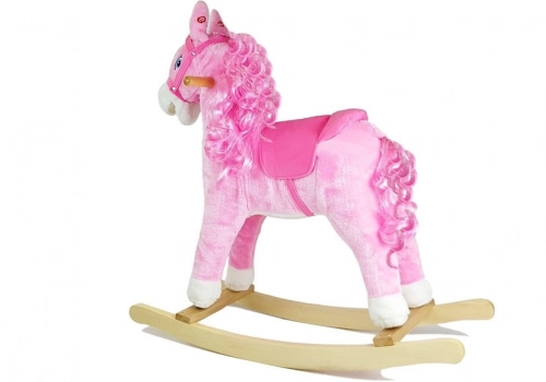 Rocking Horse 74cm Pink