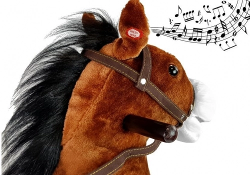 Rocking Horse Dark Brown 74 CM