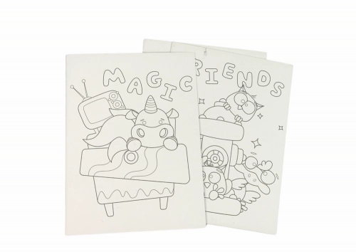 Scratch Coloring Book For Kids Animals