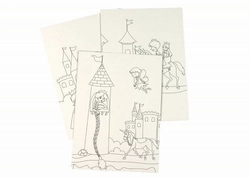 Scratch Coloring Book For Kids Kingdom