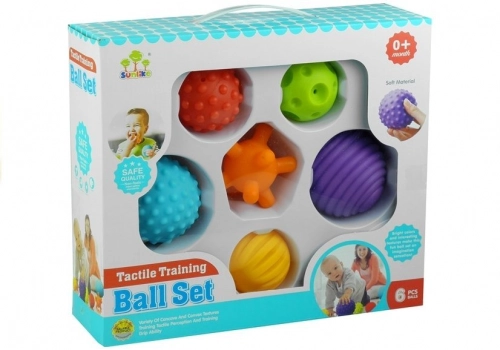 Set for a Baby Sensory Balls 6 pieces