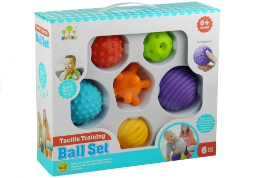 Set for a Baby Sensory Balls 6 pieces