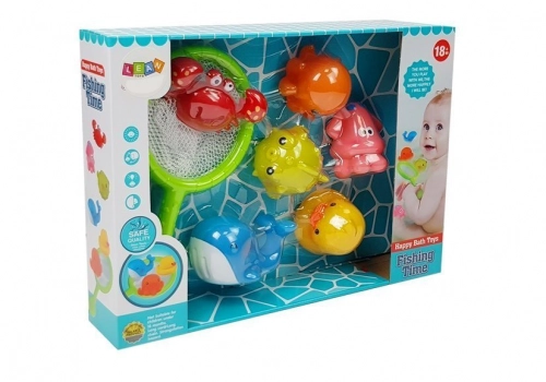 Set for Bathing Aquatic Animals Net Dolphin Crab