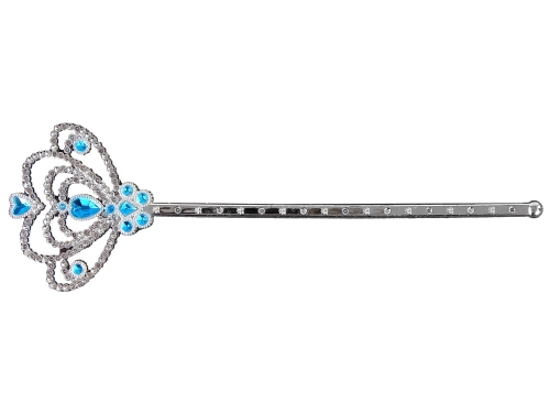 Set for Little Princess Blue Crown Carnival Ball + Accessories.
