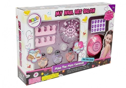 Set For Making Nail Varnish Dryer Glitter