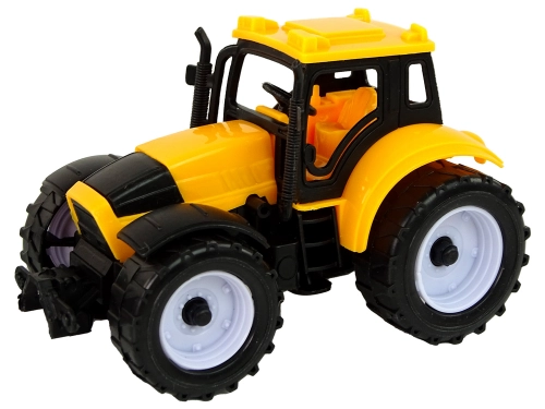 Set of Agricultural Tractors Farm 4 Colorful Pieces