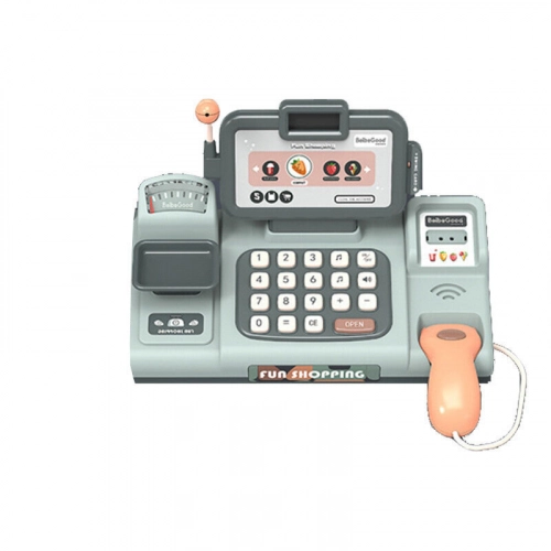 Set of Cash Register Groceries Scanner Basket 24 El
