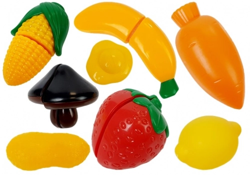 Set of Plastic Dishes for Little Chef