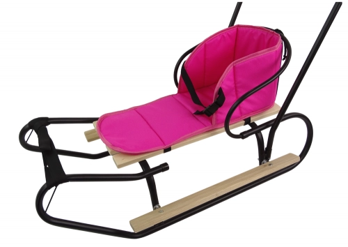 Sled Mattress Soft Three Fasteners Pink